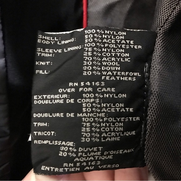 Cole Haan Down Fill Puffer Jacket Coat Men Medium Black - Picture 12 of 14